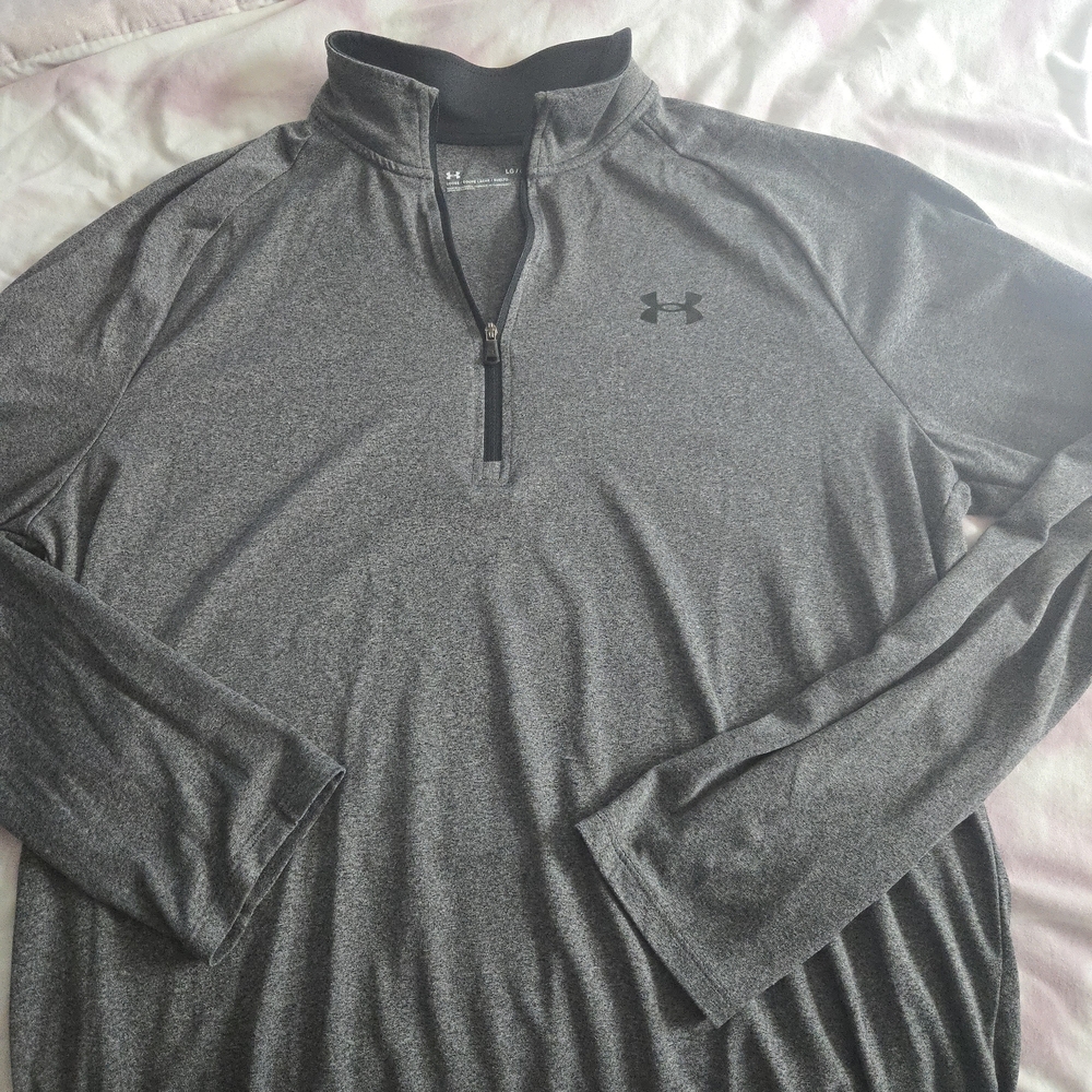 Under Armour Dark Gray Athletic Pullover